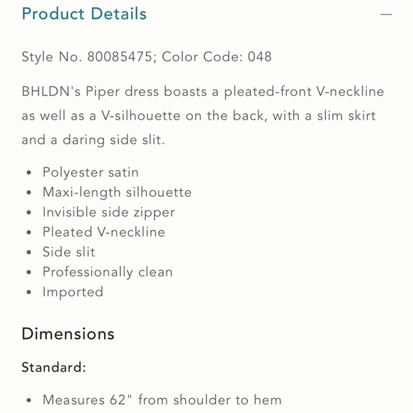 BHLDN Blue Maxi. Size 0. Sold out. - Picture 4 of 9